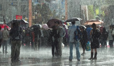 Lluvia a cántaros: Santander el punto máximo de España
