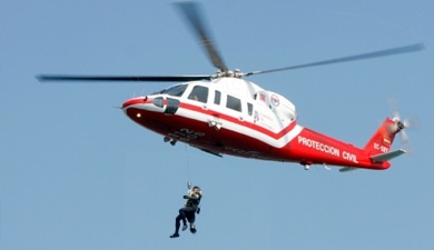 El helicóptero del Gobierno realiza 165 intervenciones en 2015
