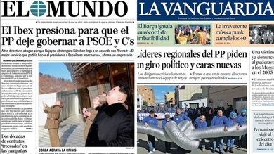 Los kioscos de hoy y la muerte política de Rajoy y su partido