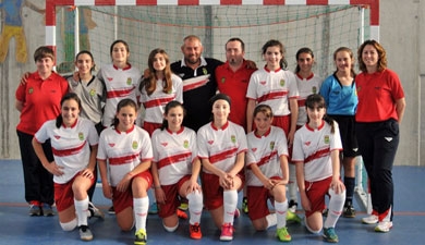 La selección infantil femenina de futbol sala inicia el Nacional