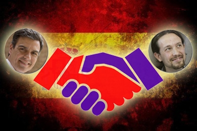  Podemos y PSOE se reúnen 8 horas en secreto para perfilar un posible pacto de gobierno