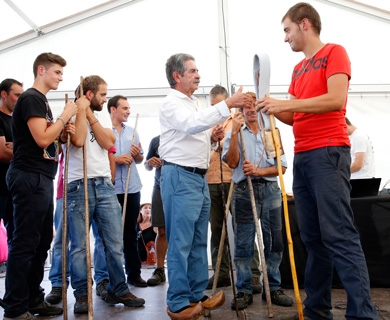 La Fiesta de los Machucos destaca el esfuerzo del Gobierno para recuperar la vaca pasiega