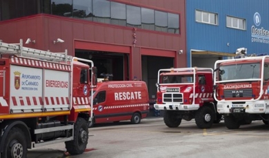 Se pone en marcha el servicio de bomberos de Camargo
