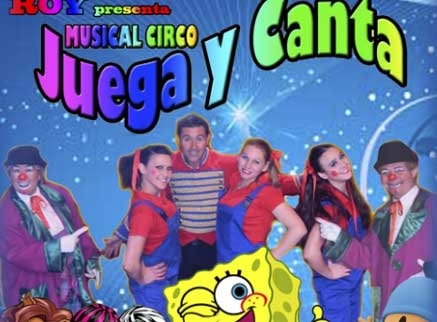 Llega el circo Roy con su espectáculo "Juega y Canta. Los payasos de la tele"
