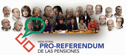 Revilla ha firmado como promotor de la plataforma Mesa Estatal Pro-Referéndum de las Pensiones