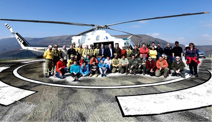 Jesús Oria visita la Brigada de Refuerzo de Incendios Forestales
