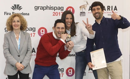 AD+D Estudio Creativo de Santander recoge el Premio Anuaria 2016 a la Mejor Ilustración