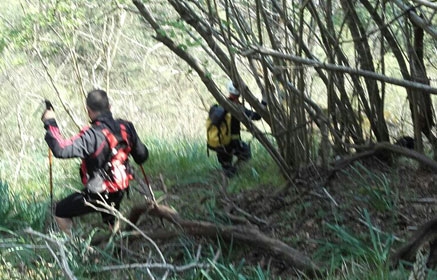 Rescatan a dos senderistas perdidos en el monte Gedo