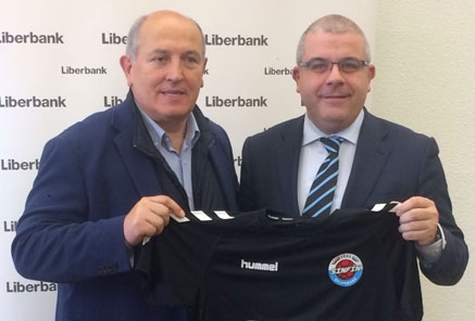Acuerdo entre el C.D.E. Sinfín y Liberbank para el patrocinio