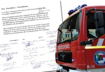 11 de los 14 bomberos desmienten el estar enfrentados con el Ayuntamiento de Camargo