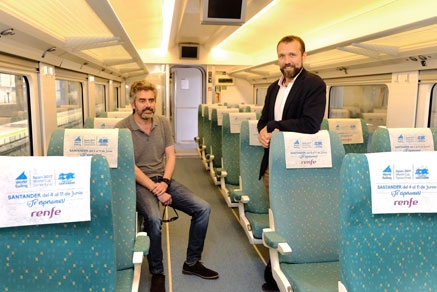 Los trenes de Renfe promocionan la Copa del Mundo de Vela