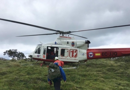 Rescate de dos senderistas alemanes perdidos en el monte Candina