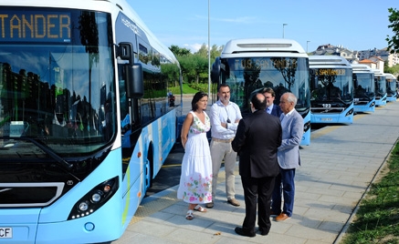 Santander cuenta en su flota del TUS con seis nuevos autobuses híbridos