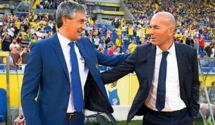Quique Setién toma el Bernabeu al frente del Betis y gana de nuevo en estrategia a Zidane 