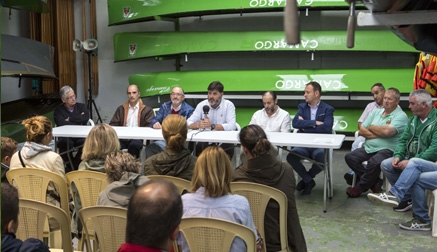 Se presenta la nueva temporada del Club de Remo Real Valle de Camargo