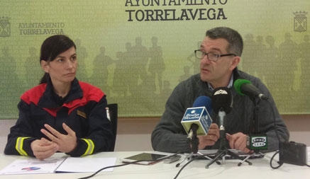 Las intervenciones de los bomberos de Torrelavega notaron una ligera reducción