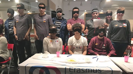  Erasmus Santander Non&ndash;Stop organizó un &ldquo;Tándem a ciegas&rdquo;