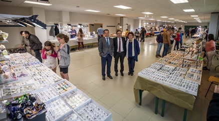 Inaugurada la II Feria de Minerales y Fósiles-Torrelavega 2018