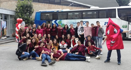 Maratón de donación de sangre en el colegio Sagrados Corazones de Torrelavega