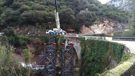 Este viernes se reabre la N-621 a su paso por el desfiladero de La Hermida 