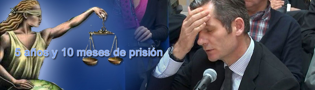 La Audiencia de Palma comunica a Urdangarín que tiene cinco días para ingresar en la cárcel