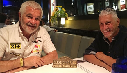 José Luis Peña y Rafael Tornabell reciben el premio al &ldquo;mejor rookie del Dakar en coches&rdquo; 