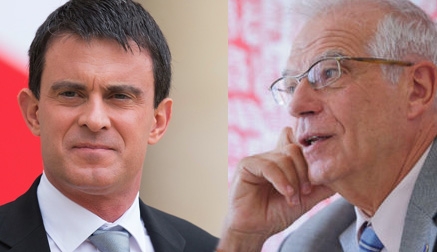  Valls y Borrell. en el curso &quot;Anatomía del procés, Claves de la mayor crisis política española&quot;