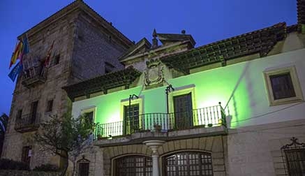 Camargo ilumina la Casa Consistorial de verde con motivo del Día Mundial de la ELA