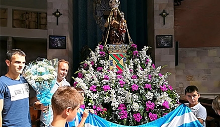 La Gimnástica rendirá homenaje a la Virgen Grande en la ofrenda floral
