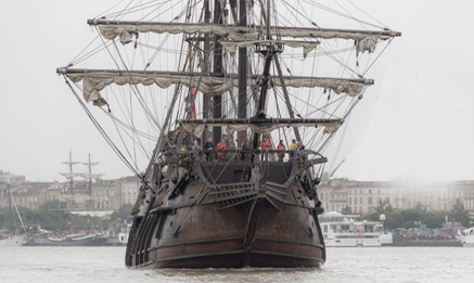 El galeón Andalucía llegará a Santander procedente de una exitosa gira por el norte de Europa