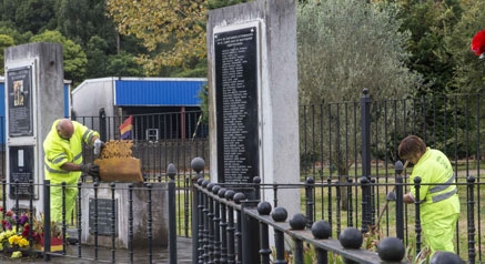 Repulsa por el ataque al monumento erigido en Camargo en recuerdo a las víctimas del nazifascismo  