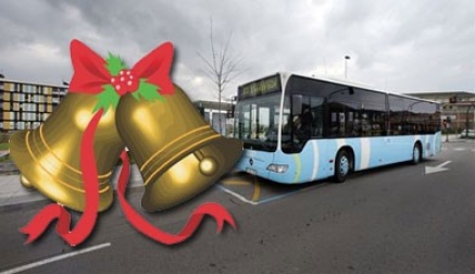 Los autobuses municipales adelantan las últimas salidas en la tarde de Nochevieja
