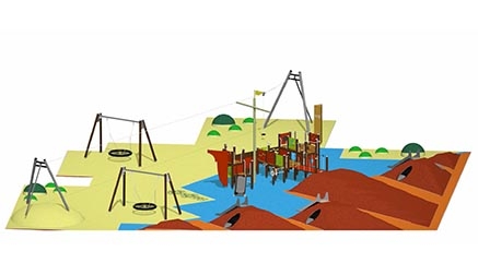 El próximo martes 8 de enero arrancan las obras del parque infantil de La Llama