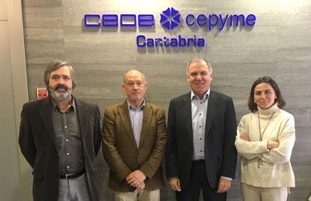 La Asociación de Periódicos Digitales de Cantabria expone su hoja de ruta a CEOE-Cepyme