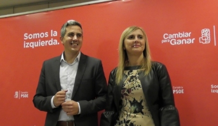 Noelia Cobo encabeza, junto al delegado del Gobierno-candidato, Zuloaga, la lista del PSOE