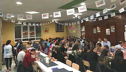El colegio La Salle de Santander celebró su IX Cena Solidaria a favor de la ONG PROYDE