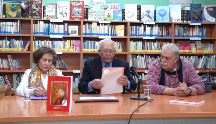 Tino Barrero y Delia Laguillo presentaron la novela &quot;El vértice oculto&quot; de Joaquín Santiago