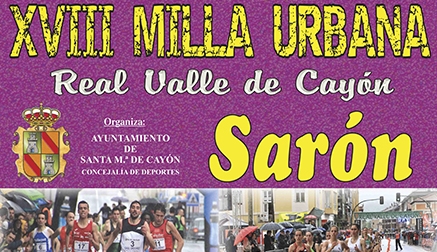 El 12 de mayo se celebra la XVIII Milla Urbana Real Valle de Cayón