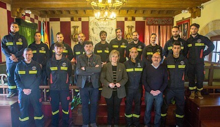 Camargo incorpora al nuevo Suboficial del SEIC, a un cabo conductor y a once bomberos