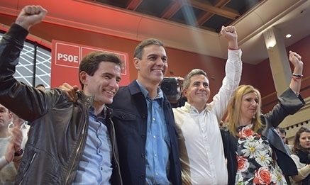 Pedro Sánchez visita Cantabria con el fin de fortalecer los resultados del PSOE ante un nuevo pacto con Revilla