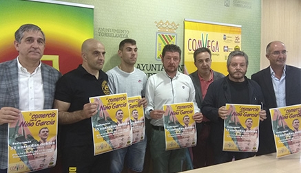 El comercio de Torrelavega se vuelca con Sergio "El Niño" García