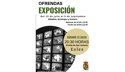 Las 'Ofrendas' de Fernando Bermejo, se presentan en Esles de Cayón