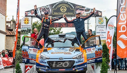 Dani Sordo y Carlos del Barrio se adjudican el Rallye Memorial Cristian López