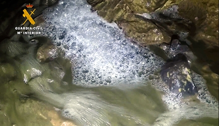 Investigan a un ganadero por un vertido al río Aguanaz en Entrambasaguas