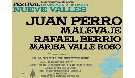 Juan Perro, Malevaje, Rafael Berrio y Marisa Valle Roso ofrecerán recitales en dos marcos espectaculares