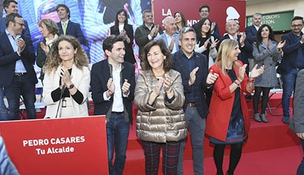 El PSOE apuesta fuerte por Cantabria con las visitas de Carmen Calvo y Óscar Puente