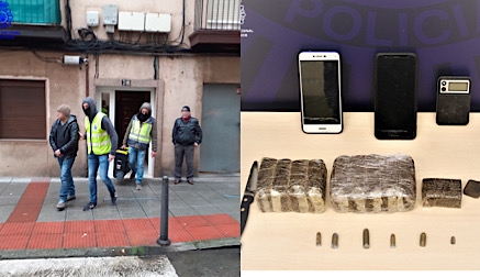 La Policía detiene a dos personas tras erradicar un punto negro de venta de drogas en Santander