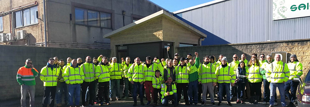 Desconvocada la huelga general en Saica Pack tras comprometerse la empresa a cumplir el convenio colectivo