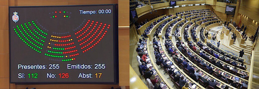 Isabel Fernández, senadora del PSOE, vota en contra de la postura de su partido en el Parlamento cántabro sobre la devolución del IVA de 2017 