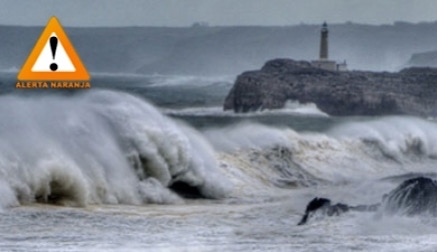 Mañana se espera mar combinada del noroeste con olas de entre 4 y 6 metros
